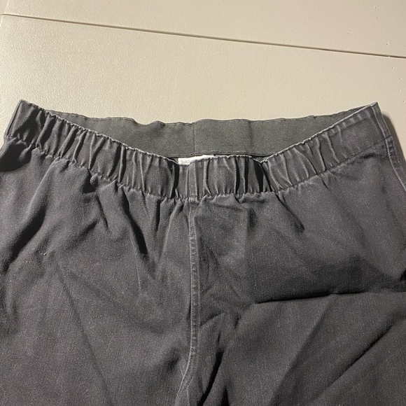 Soft Surroundings Grey Wide Leg Pants Women's 2XWP Petite Stretch Waistband EUC - Picture 3 of 5
